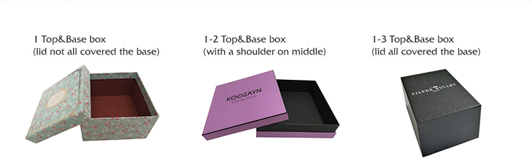 black packaging boxes